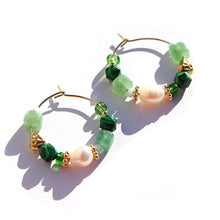Medium Green Mix Hoops
