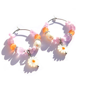 Medium Daisy Party Hoops