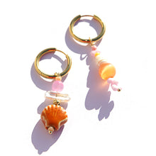Sherbet Huggie Hoops