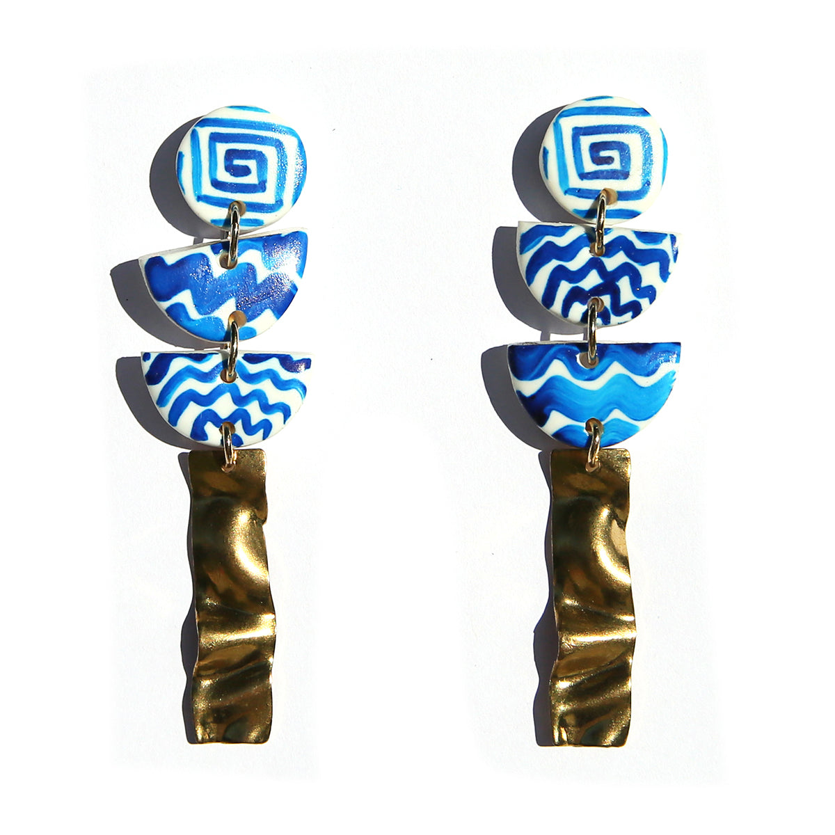Zigzag Statements Blue