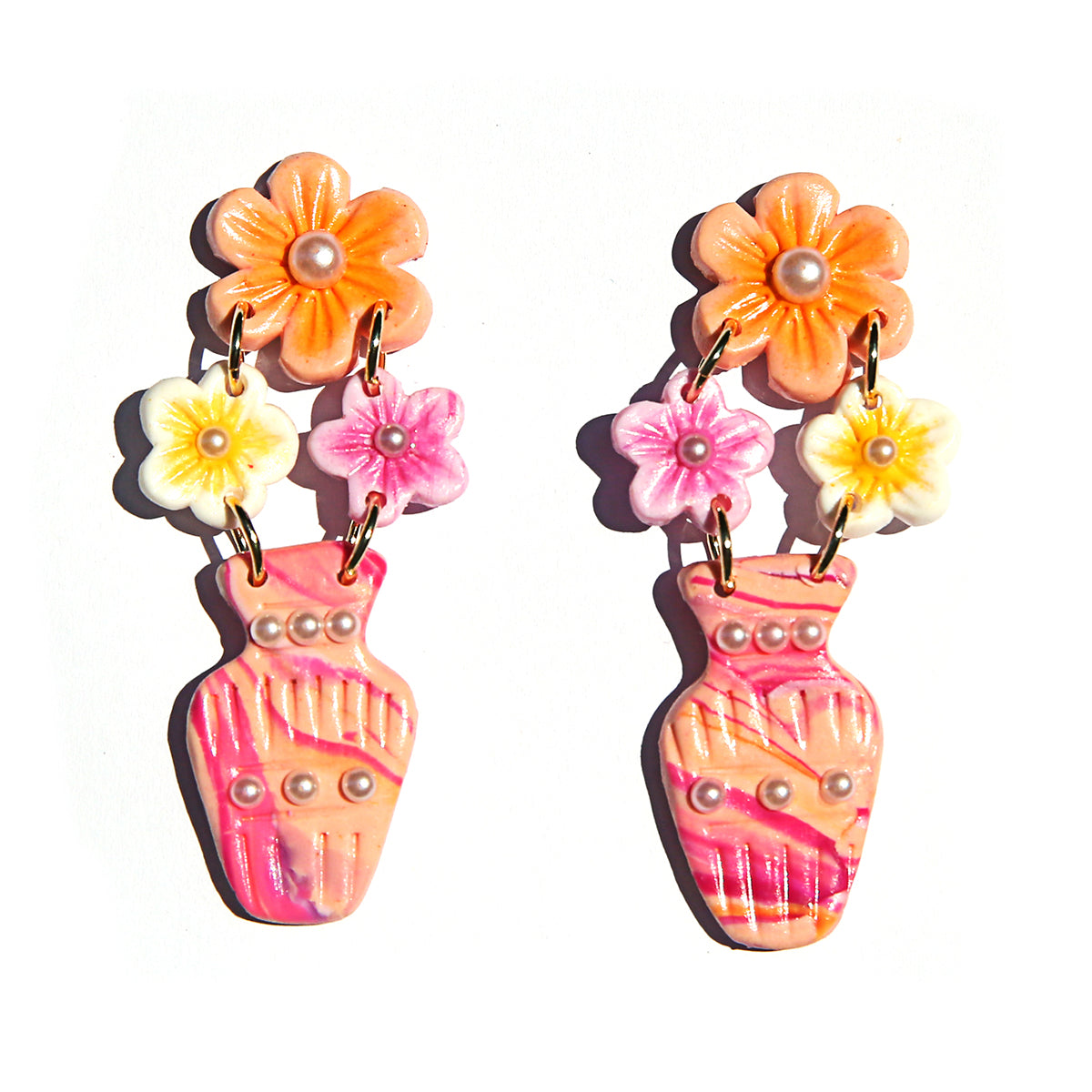 Posy Earrings - Brights