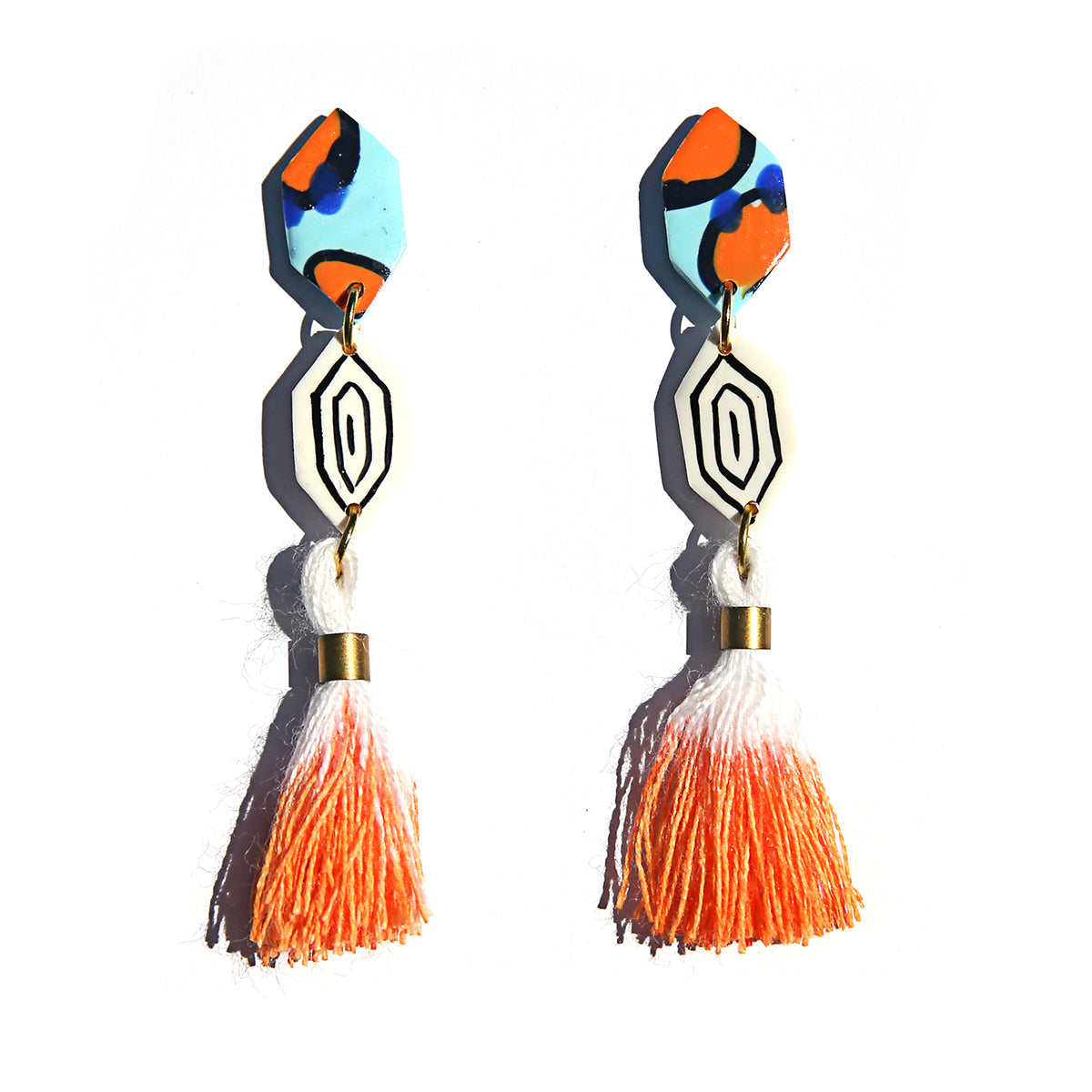 Orange Tassels
