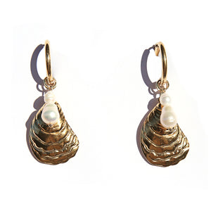 Seaside Huggie Hoops