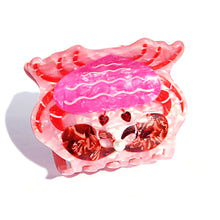 Ruby Crab Hair Claw