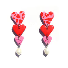 Heart Pearl Dangles