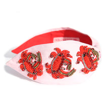 Crab Beaded Headband