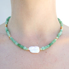 Moss Pearl Necklace