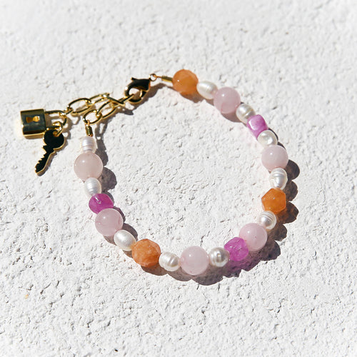 Tangerine Pearl Bracelet