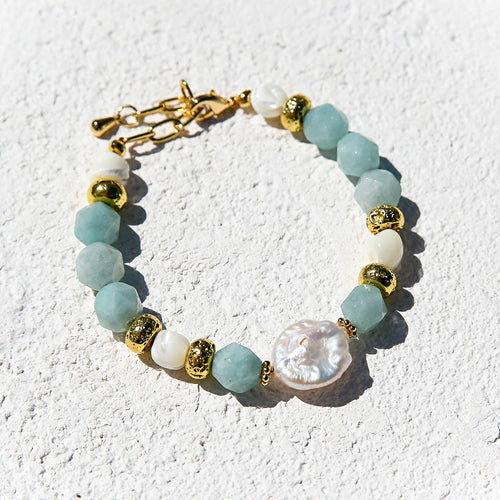 Jade Keshi Bracelet