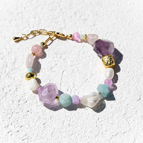 Amethyst Chunky Bracelet