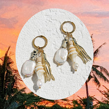 Coast Beaded Huggie Hoops