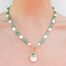 Pastel Sage Fob Necklace