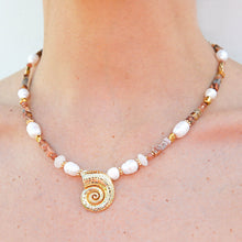 Agate & Sea Shell Necklace