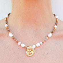 Agate & Sea Shell Necklace