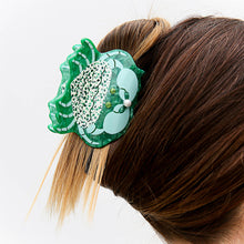 Mint Crab Hair Claw