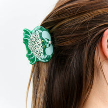 Mint Crab Hair Claw