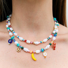 Rainbow Pearl Necklace