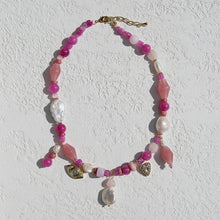 Magenta Charm Necklace