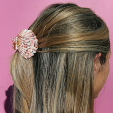 Pink Terrazzo Shell Hair Clip