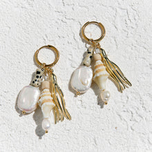 Coast Beaded Huggie Hoops
