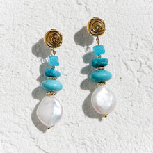 Swirl Azure Drops