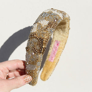 Golden Fields Beaded Headband