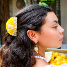 Lemon Wedge Hair Claw