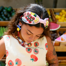 Pink Pomodoro Beaded Headband