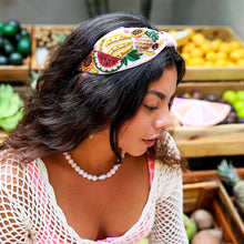 Fruit Salad Beaded Headband - Pink