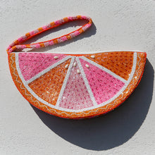 Grapefruit Fully Beaded Bag