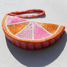 Grapefruit Fully Beaded Bag
