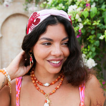 Sunset Quartz Keshi Necklace