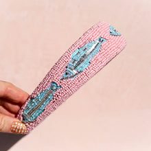 Pink Sardine Beaded Headband