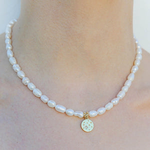 Moon Pearl Necklace