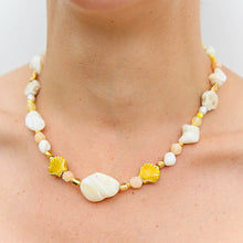 Yellow Mother of Pearl Necklace