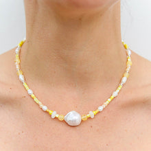 Yellow Keshi Necklace