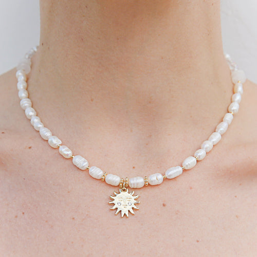 Sun Pearl Necklace