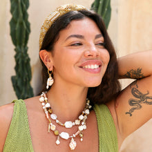 Shell Huggie Hoops