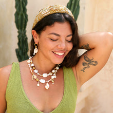 Golden Fields Beaded Headband