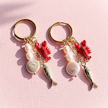 By the Sea Huggie Hoops