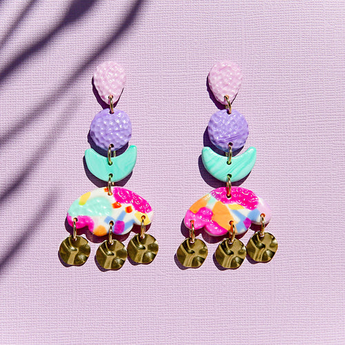 Pastel forme Earrings