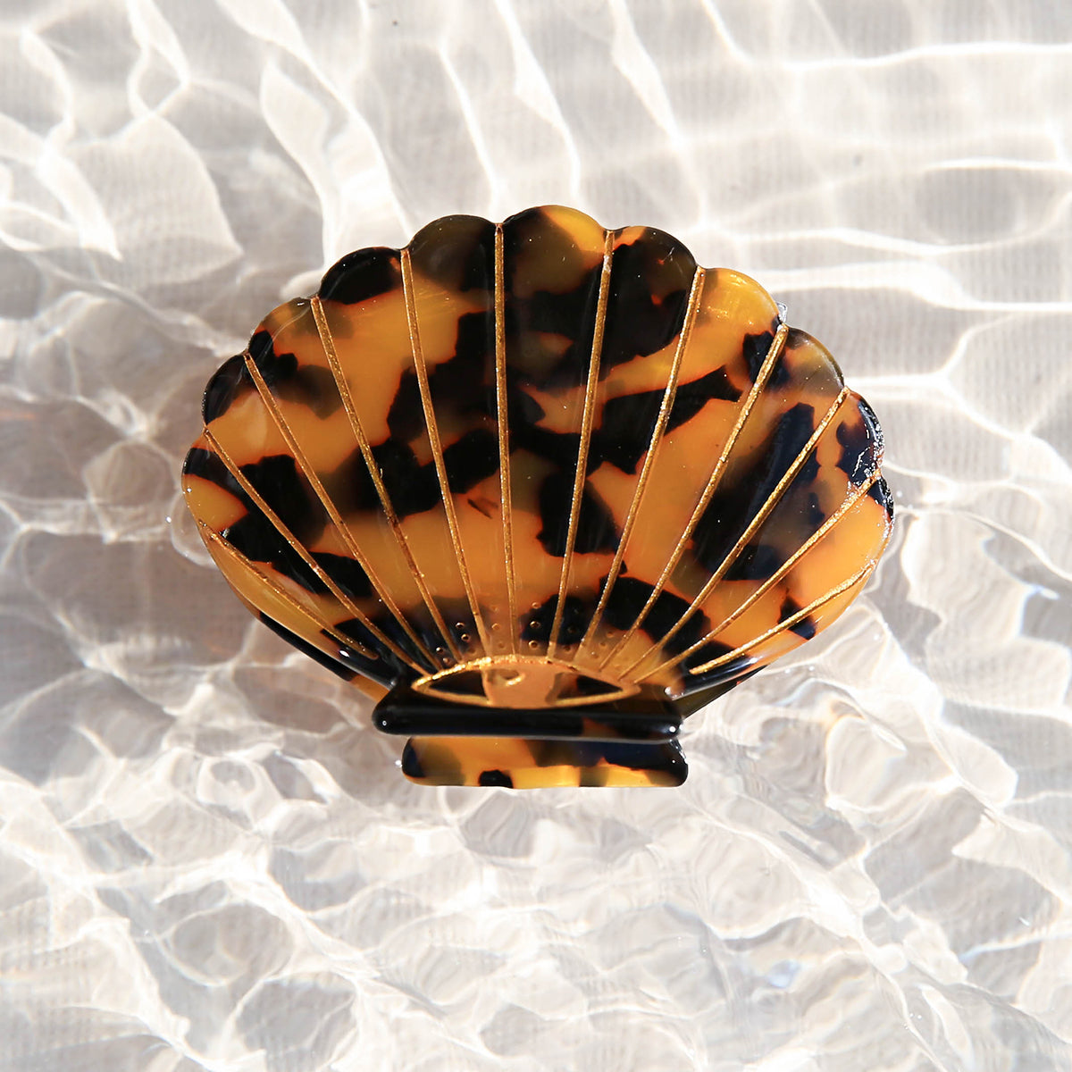 Shell Hair Clip - Tortoise