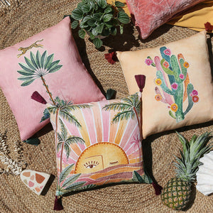 The Sunset Safari cushion cover