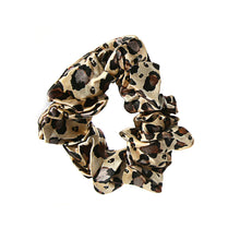 Leopard Scrunchie 100% Silk