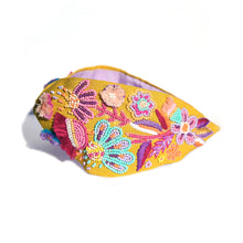 Pink Citrus Beaded Headband