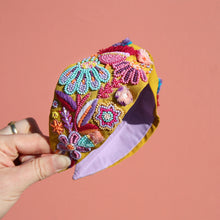 Pink Citrus Beaded Headband